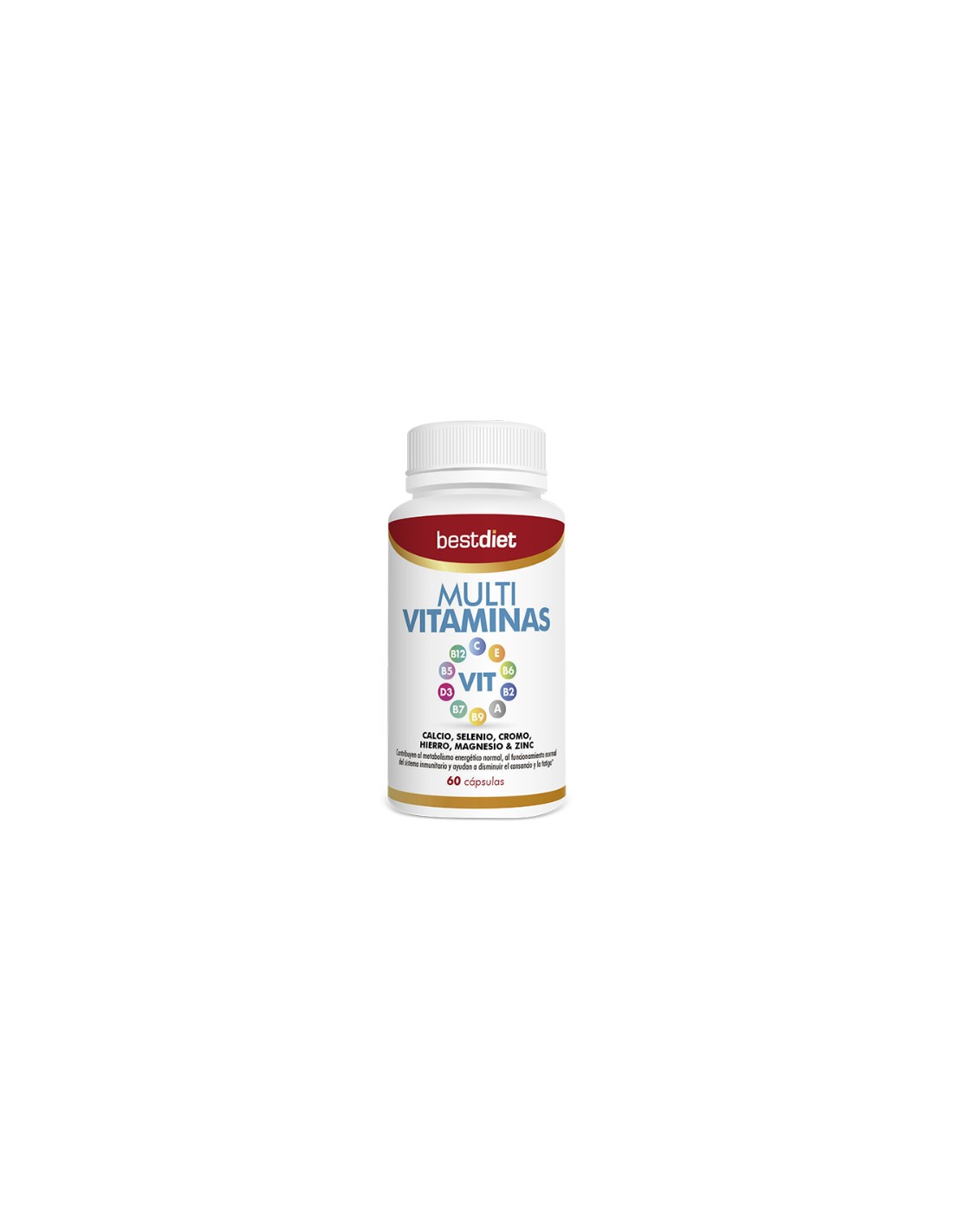 Bestdiet Multi Vitaminas 60 Capsulas