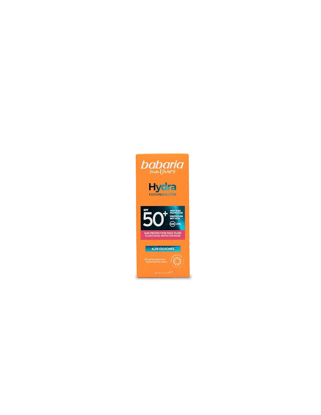 Babaria Sol. Hydra Facial  Fluido Solar  Fotoprotector Spf50+ 40 Ml