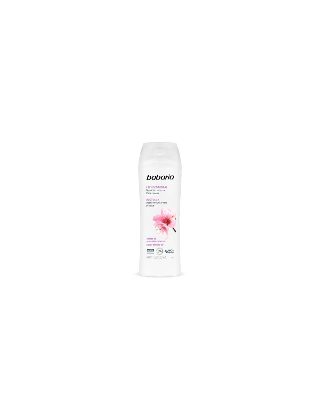 Babaria Corporal Leche Almendras Dulces 400Ml