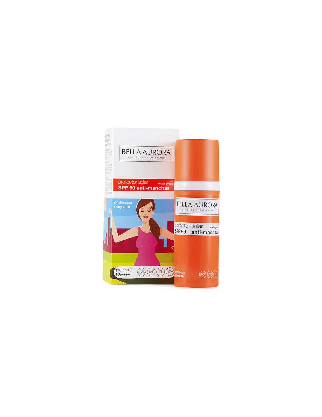 Bella  Aurora Solar Antimanchas Fp50+ Piel Mixta /Grasa 50Ml