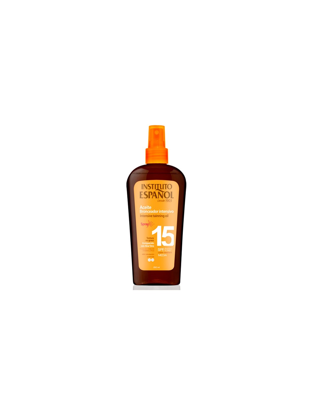 Instituto Español Sol. Aceite Proteccion Solar Bronceadora Spf15 Spray 250 Ml